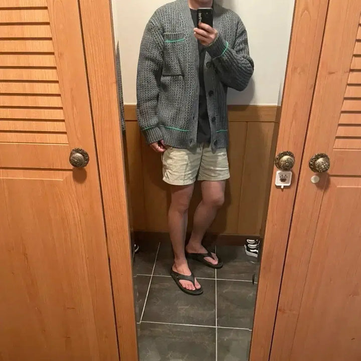 [BUNJANG] System Homme Waffle Cardigan / 시스템옴므 와플가디건
