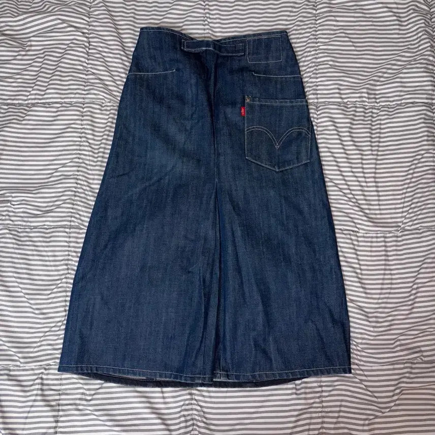 [BUNJANG] Levi's Engineered Denim Long Skirt / 리바이스 엔지니어드 데님 청치마 롱스커트