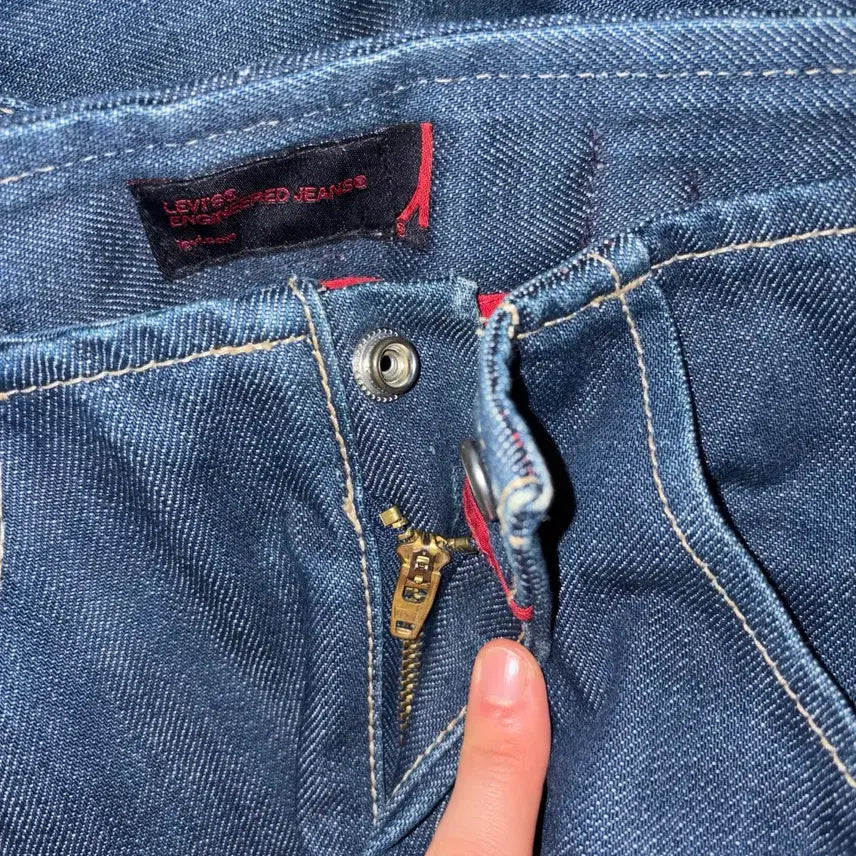 [BUNJANG] Levi's Engineered Denim Long Skirt / 리바이스 엔지니어드 데님 청치마 롱스커트