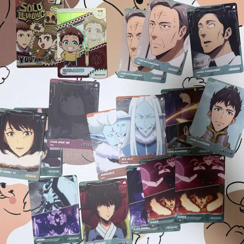 [BUNJANG] Solo Leveling Collecting Card Bundle Set / 일괄) 나혼렙 콜카 2탄 17장 나혼자만레벨업 콜렉팅카드 나혼렙전