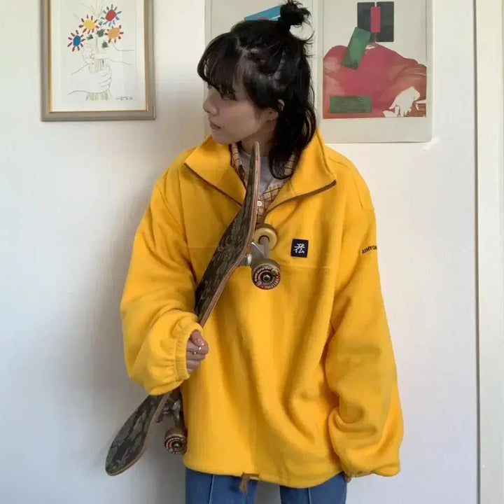 [BUNJANG] Aimyong Ultra Rare Fleece Jacket / 아이묭 초 레어 후리스