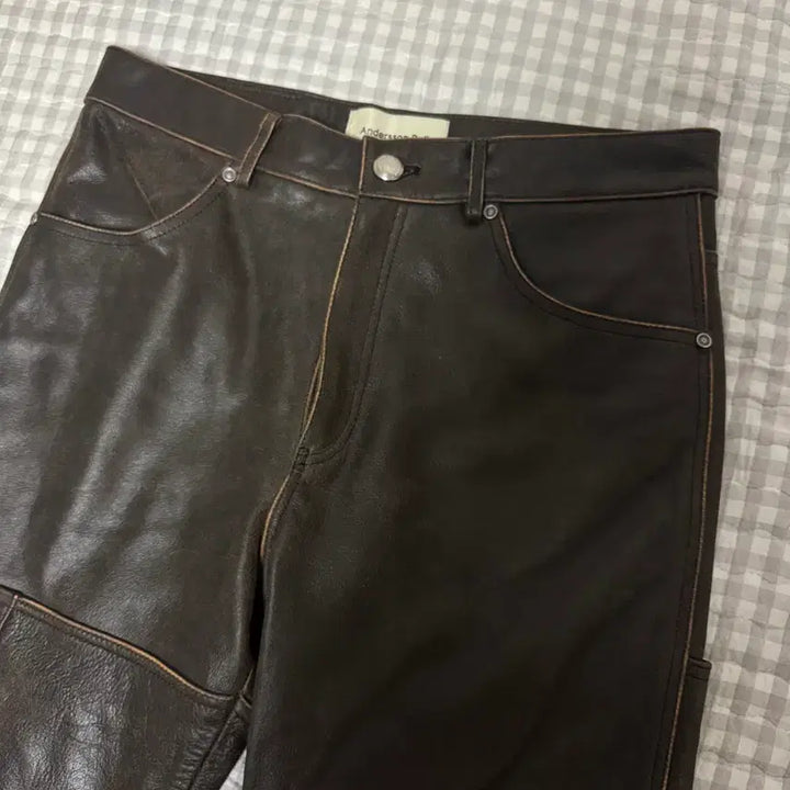 [BUNJANG] Anderson Bell Dressgen Leather Pants 48 / 앤더슨벨 드레스젠 레더 팬츠 48