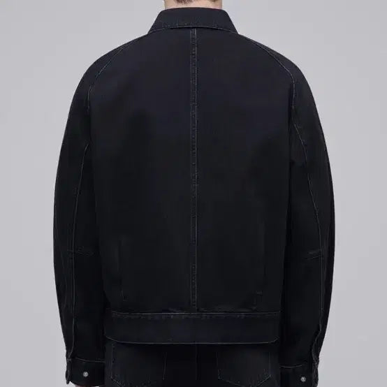 [BUNJANG] Jjanggu Daddy Cone Oversized Denim Blouson Jacket / 짱구대디 cone 오버사이즈 데님 블루종 재킷 트러커
