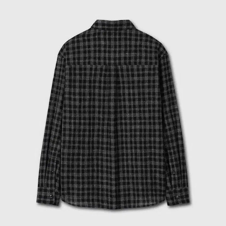 [BUNJANG] Toni Wek Light Wool Brushed Check Shirt L / 토니웩 Light Wool Brushed Check Shirt L