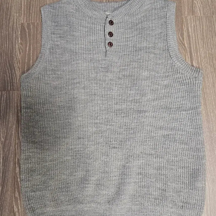 [BUNJANG] Gray Knit Vest / 회색 니트 조끼