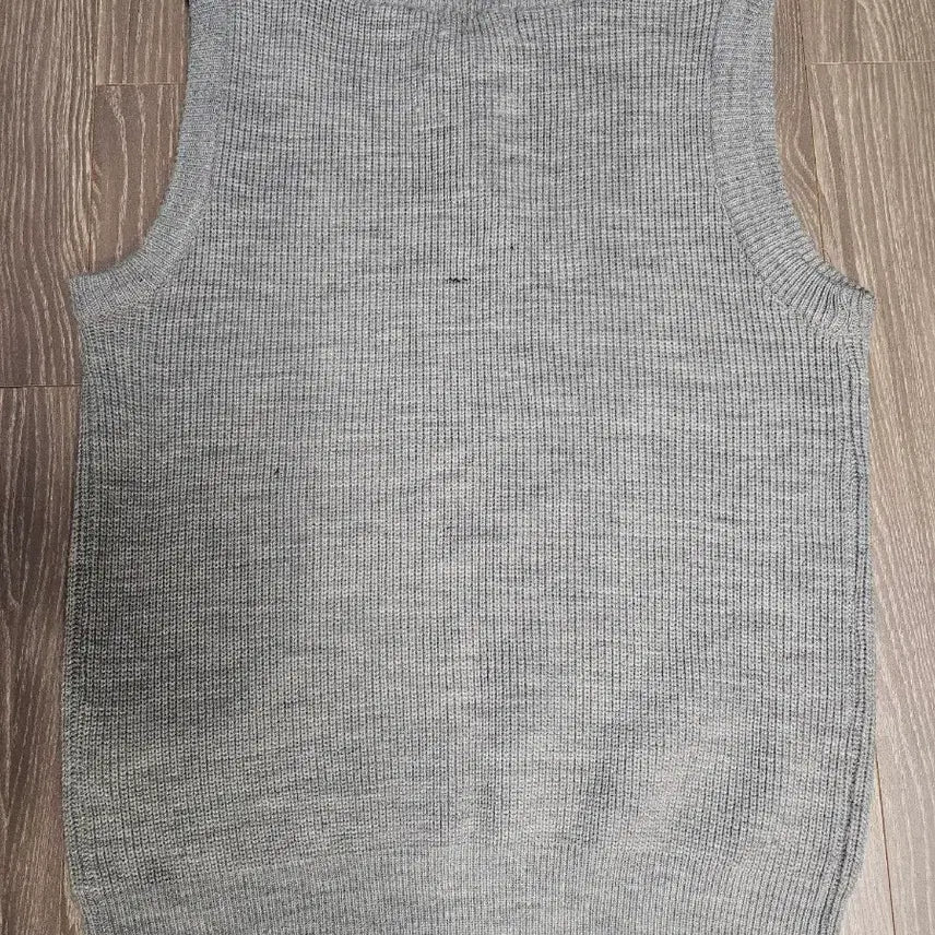 [BUNJANG] Gray Knit Vest / 회색 니트 조끼