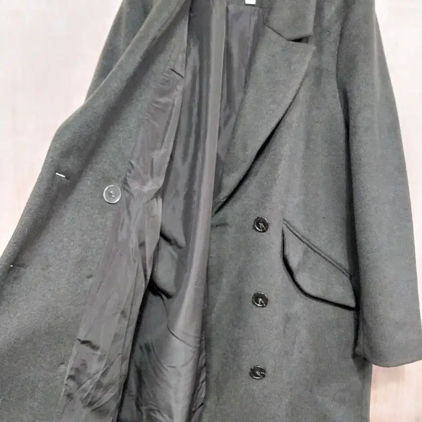 [BUNJANG] H&M Double Breasted Long Coat / H&M 더블 브레스트 코트