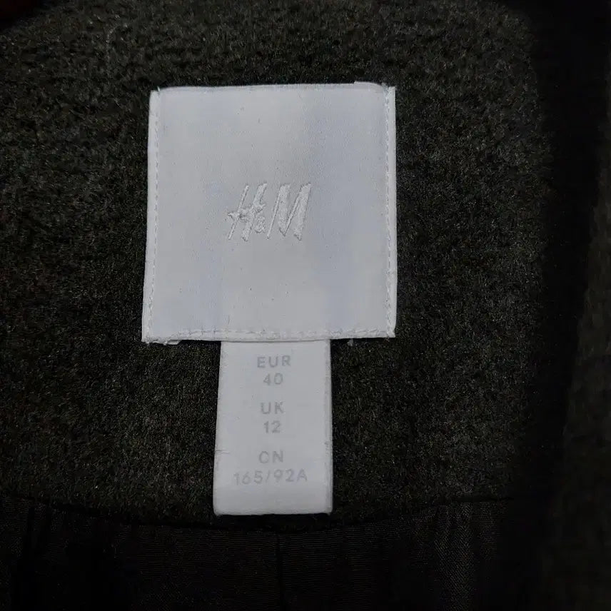 [BUNJANG] H&M Double Breasted Long Coat / H&M 더블 브레스트 코트