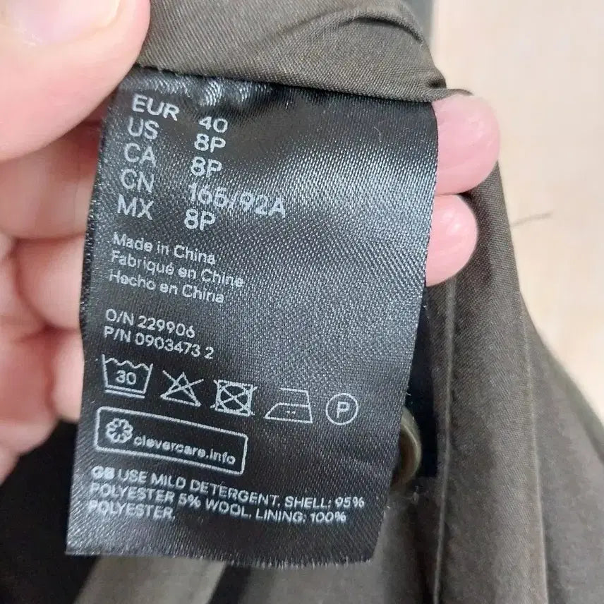 [BUNJANG] H&M Double Breasted Long Coat / H&M 더블 브레스트 코트