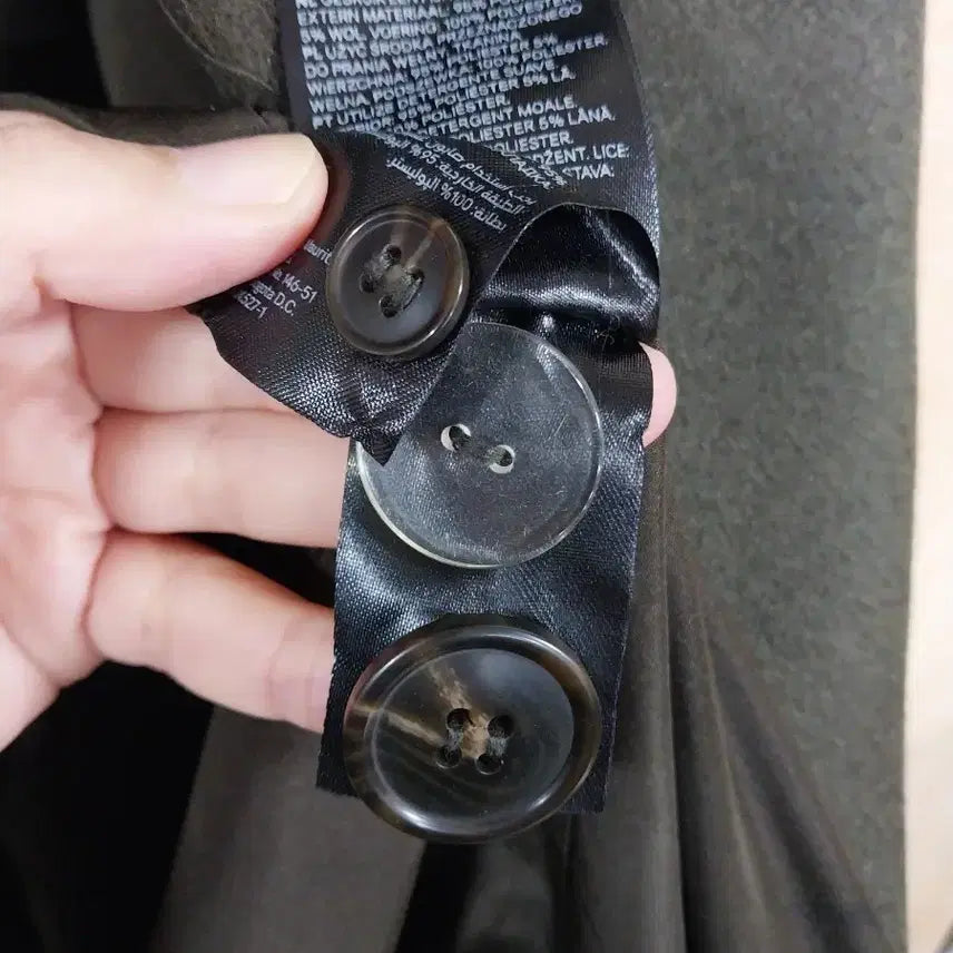 [BUNJANG] H&M Double Breasted Long Coat / H&M 더블 브레스트 코트