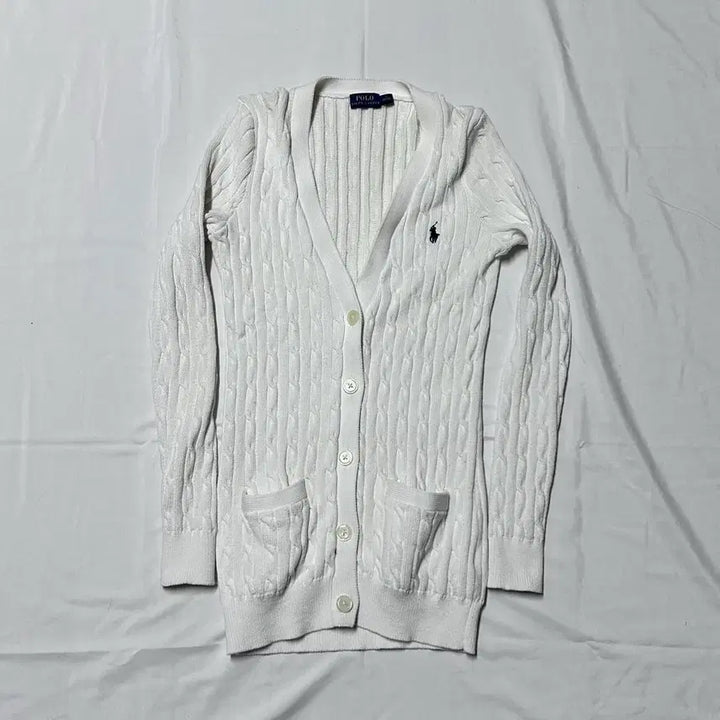 [BUNJANG] Polo Ralph Lauren Cable Knit Cardigan / 폴로랄프로렌 정품 케이블 가디건 여자 m-l