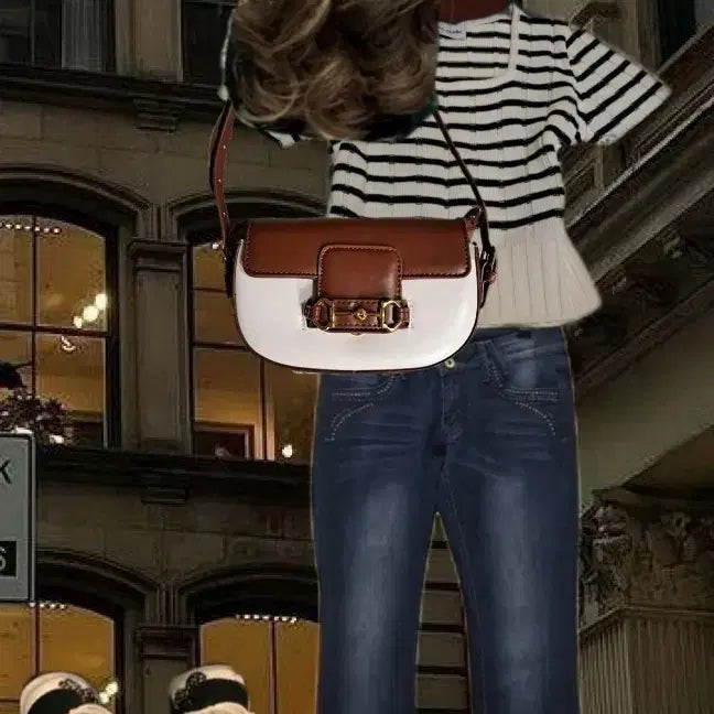[BUNJANG] Downtown Girl Matching Set (Top, Bottom, Bag) / 다운타운걸 코디세트 (상의,하의,가방)