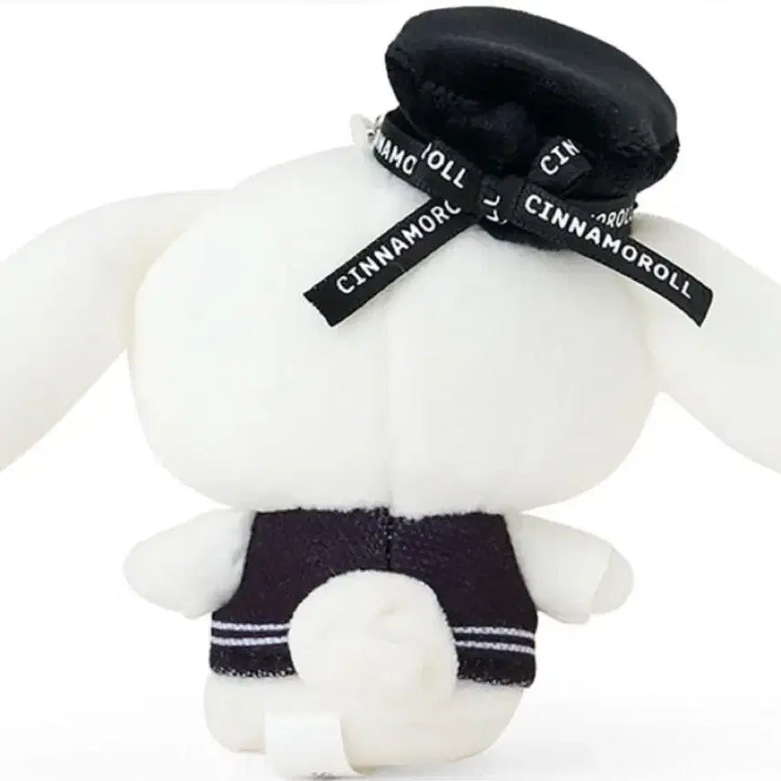 [BUNJANG] Sanrio Cinnamoroll Monotone Mascot Keyring / 일본정품) 산리오 시나모롤 마스코트 모노톤 키링