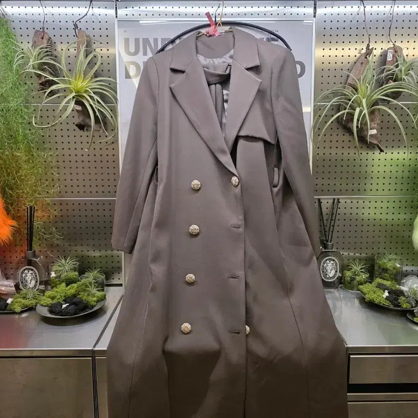 [BUNJANG] Double Button Long Coat / 롱 코트 더블 버튼