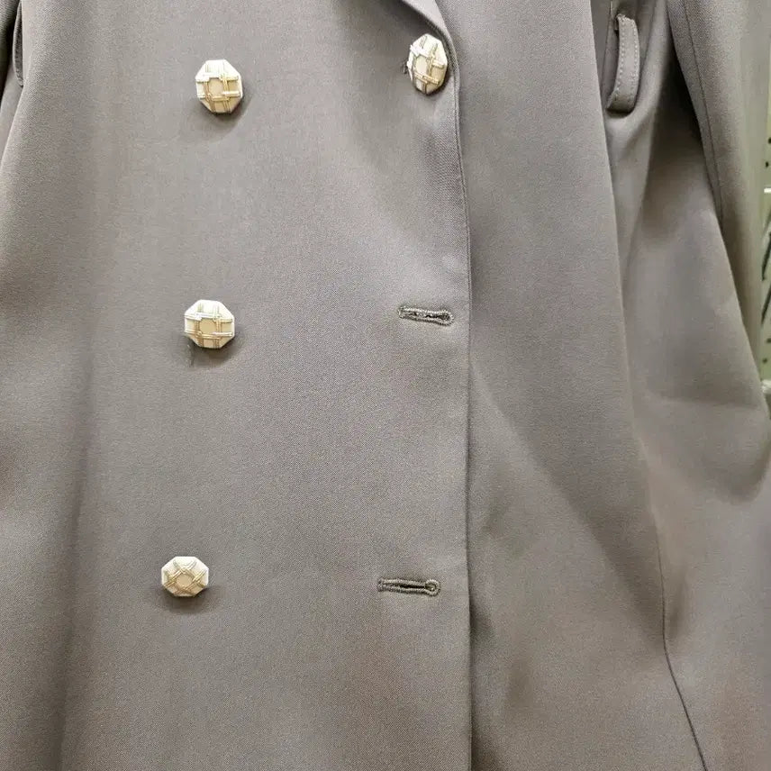 [BUNJANG] Double Button Long Coat / 롱 코트 더블 버튼