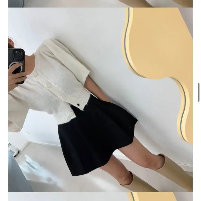 [BUNJANG] Black Mini Skirt-Pants / 치마바지