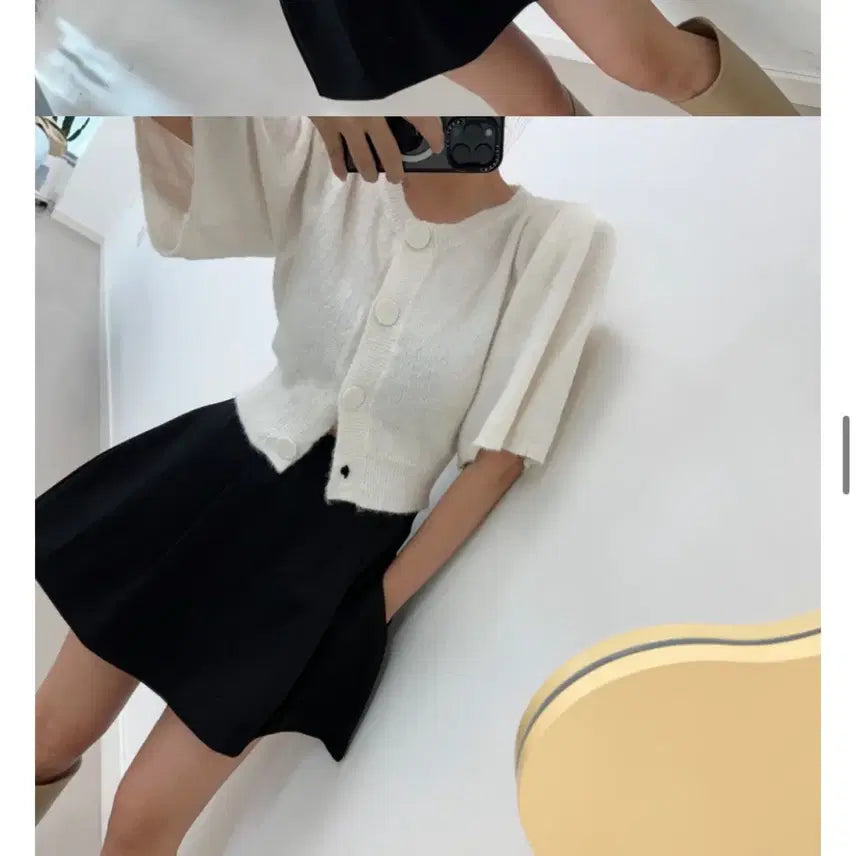 [BUNJANG] Black Mini Skirt-Pants / 치마바지