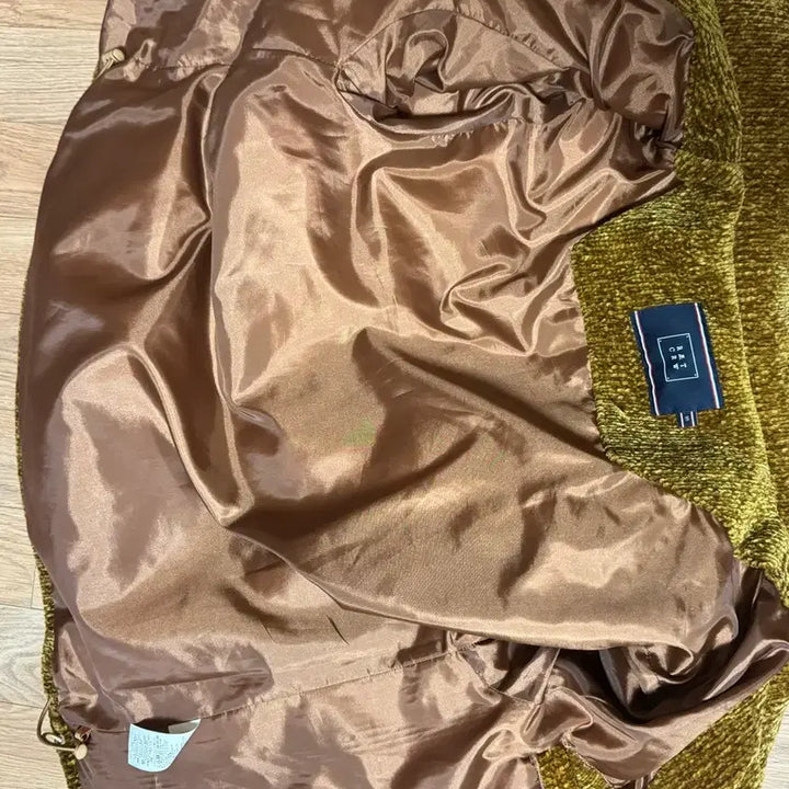 [BUNJANG] Romantic Crown Velvet Padded Knit Brown / 로맨틱 크라운 니트 벨벳 패딩 브라운