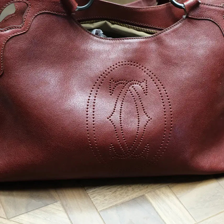 [BUNJANG] Cartier Marcello Red Tote Bag / 까르띠에 마르첼로 레드 토트백
