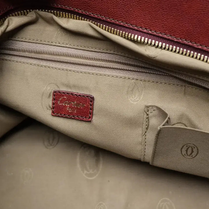 [BUNJANG] Cartier Marcello Red Tote Bag / 까르띠에 마르첼로 레드 토트백