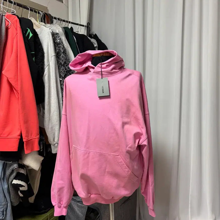 [BUNJANG] Balenciaga Back Logo Hoodie / {새상품/105}발렌시아가 백로고 후드티