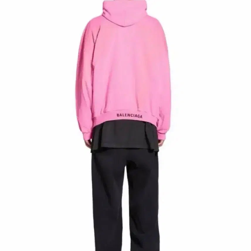 [BUNJANG] Balenciaga Back Logo Hoodie / {새상품/105}발렌시아가 백로고 후드티