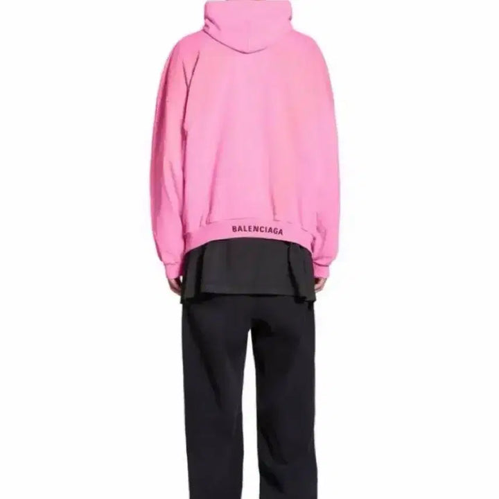 [BUNJANG] Balenciaga Back Logo Hoodie / {새상품/105}발렌시아가 백로고 후드티