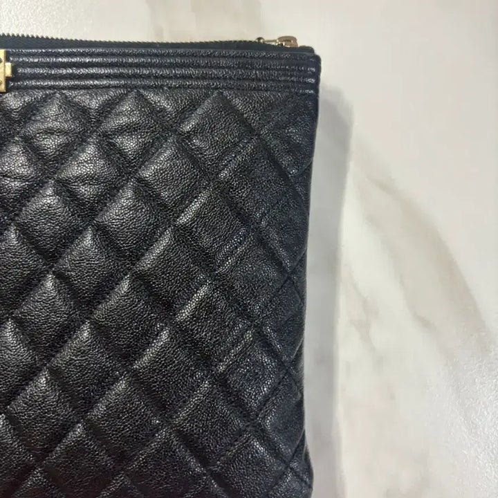 [BUNJANG] Chanel Black Caviar Clutch (M Size) / 가격다운!! 샤넬 클러치 블랙캐비어 m사이즈 금장 판매합니다