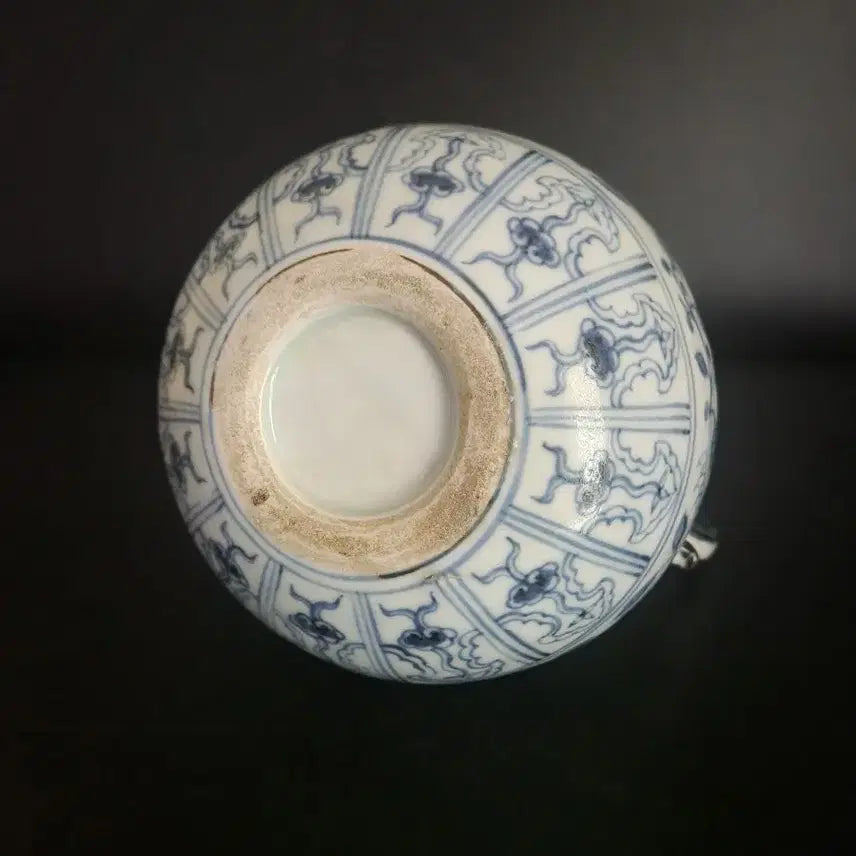 [SOLD OUT] 청화백자 용병화요 높이16.3cm 구연부8.5cm 중국도자기