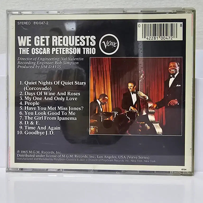 [BUNJANG] Oscar Peterson Trio We Get Requests CD / 오스카 피터슨 트리오 We Get Requests CD