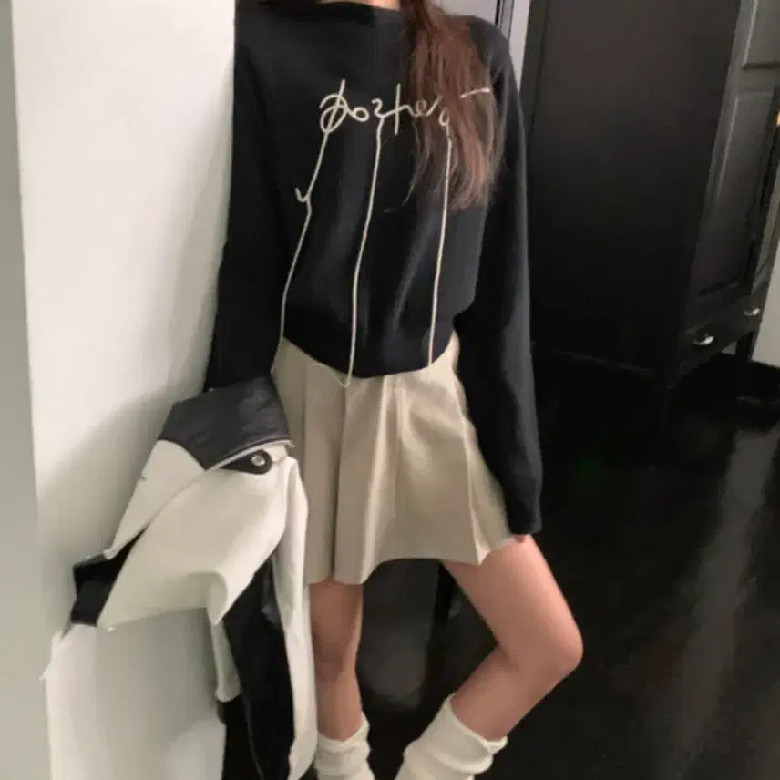 [BUNJANG] Poster Cashmere Knit Black / 포스터 poster 캐시미어 니트(블랙)