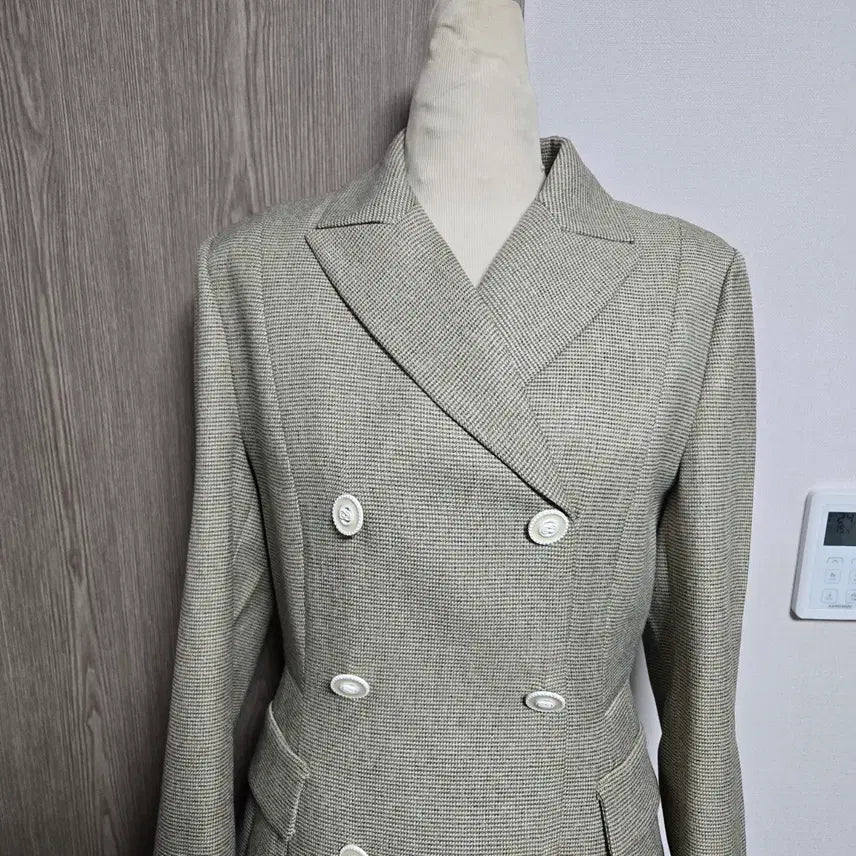 [BUNJANG] Misha Double Button Flare Midi Dress / 오늘만이가격!!  미샤 예복가능한 더블 버튼 플레어 미디 원피스