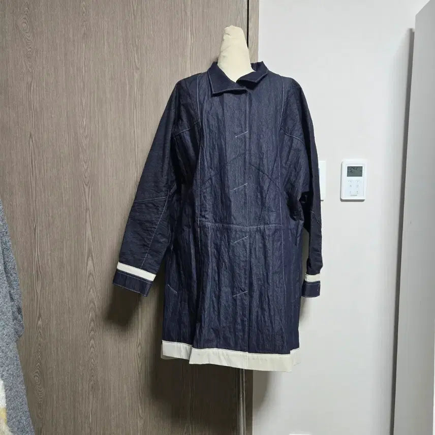[BUNJANG] Demoo Oversized Denim Long Jacket / 오늘만이가격!!  데무 오버핏 데님  롱 자켓