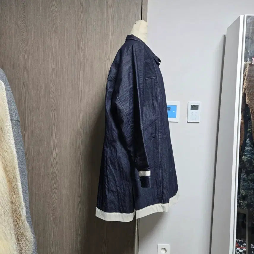 [BUNJANG] Demoo Oversized Denim Long Jacket / 오늘만이가격!!  데무 오버핏 데님  롱 자켓