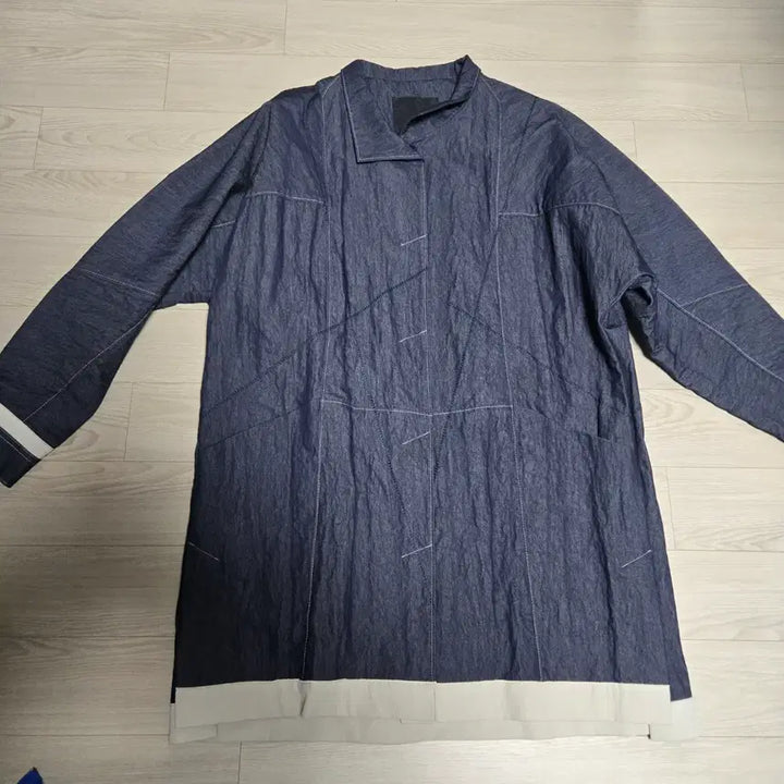 [BUNJANG] Demoo Oversized Denim Long Jacket / 오늘만이가격!!  데무 오버핏 데님  롱 자켓