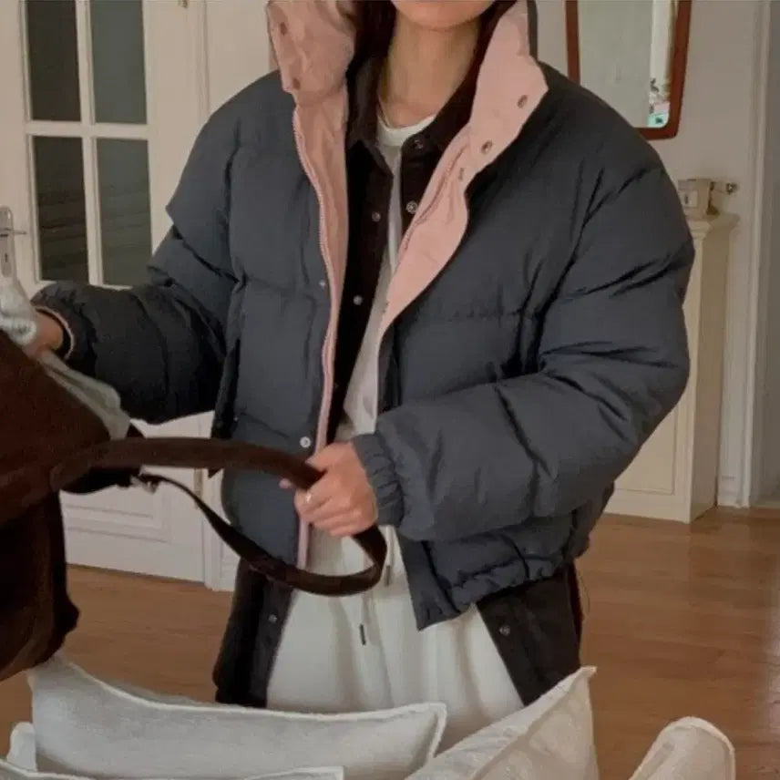 [BUNJANG] Reversible Padded Jacket / 오리털 리버시블 패딩 점퍼