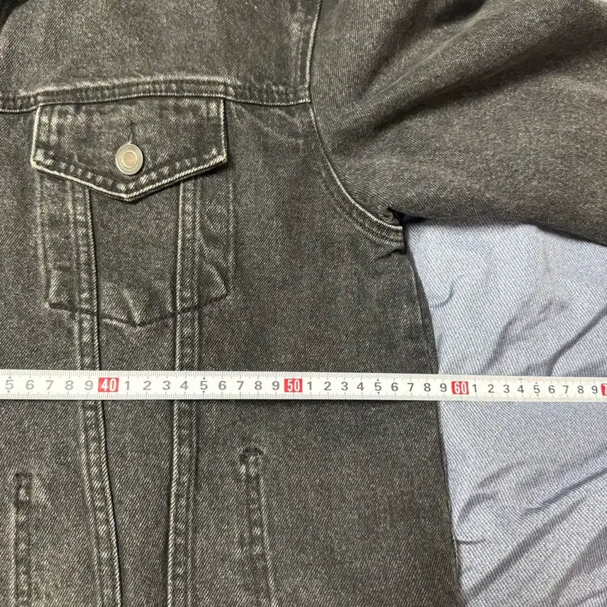 [BUNJANG] INSTANT DENIM Black Denim Jacket XL / INSTANT DENIM 블랙 데님 자켓 XL