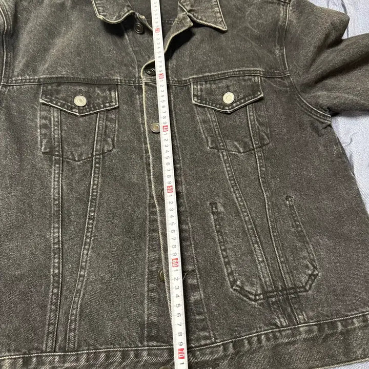 [BUNJANG] INSTANT DENIM Black Denim Jacket XL / INSTANT DENIM 블랙 데님 자켓 XL