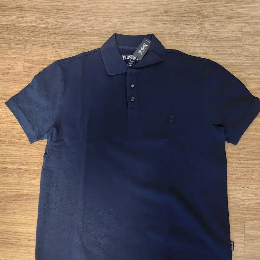 [BUNJANG] VILEBREQUIN Navy Polo Pique Shirt / 새상품 빌보콰 VILEBREQUIN 네이비 폴로 피케 셔츠