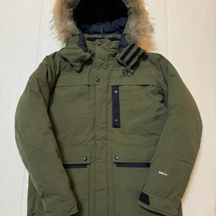 [BUNJANG] Salomon Duck's Down Functional Shield Waterproof Padding 105 / (상태SS) 살로몬 퍼 덕구스 데일리 기능성쉴드방수 패딩105