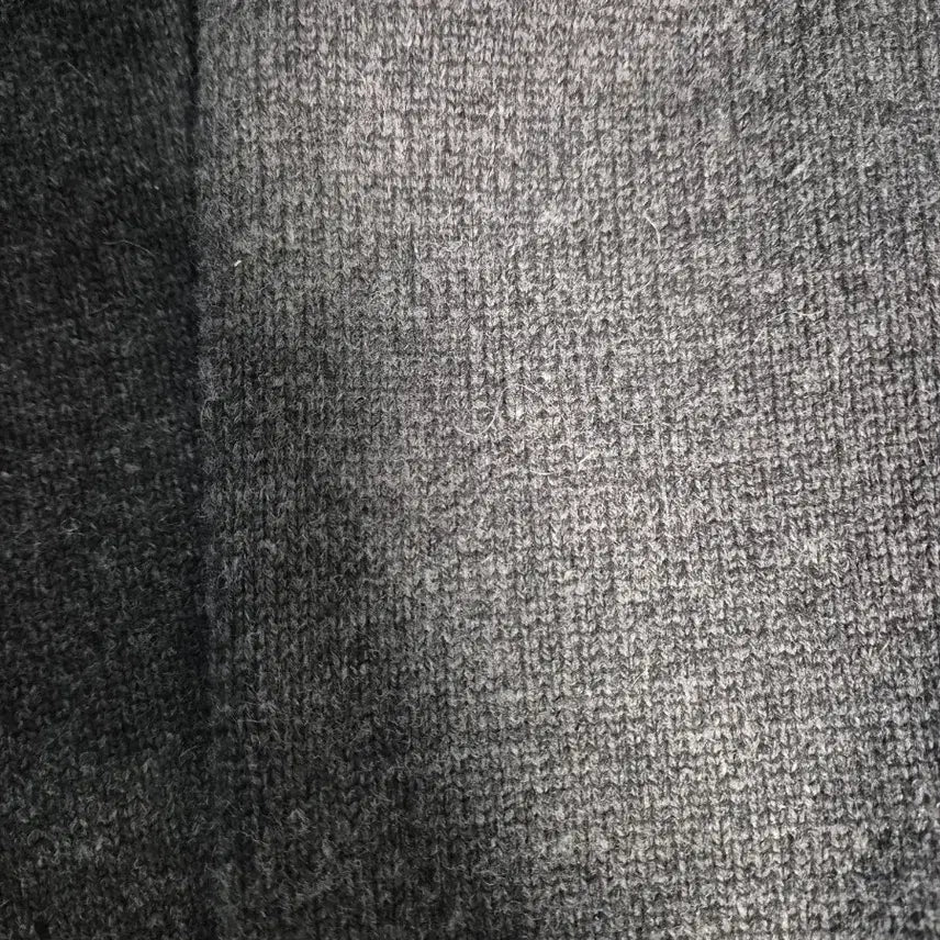 [BUNJANG] In The Raw Alpaca Heavy Knit Cardigan Charcoal / 인더로우 알파카 헤비 니트 가디건 차콜 2