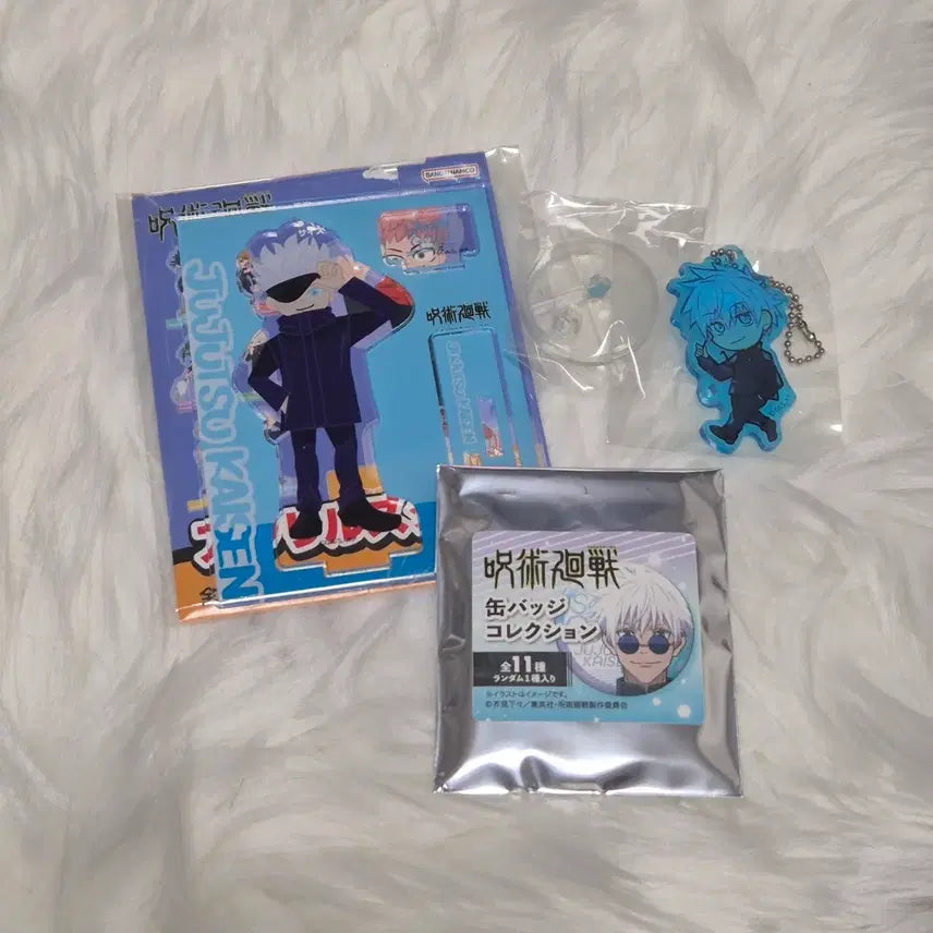 [SOLD OUT] 주술회전 고죠 사토루 아크릴스탠드+회옥옥절 데코라픽+덤