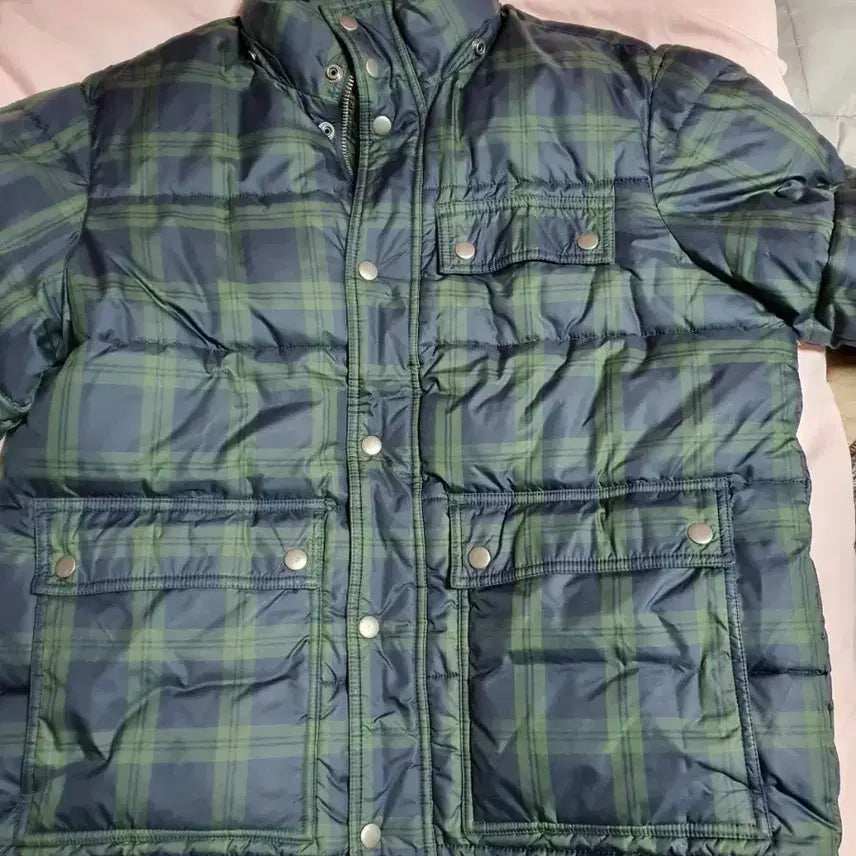 [BUNJANG] GAP Blackwatch Check Padded Jacket / [상태최상/M] GAP 갭 정품 블랙와치 체크 패딩 (남녀공용) 반값무배