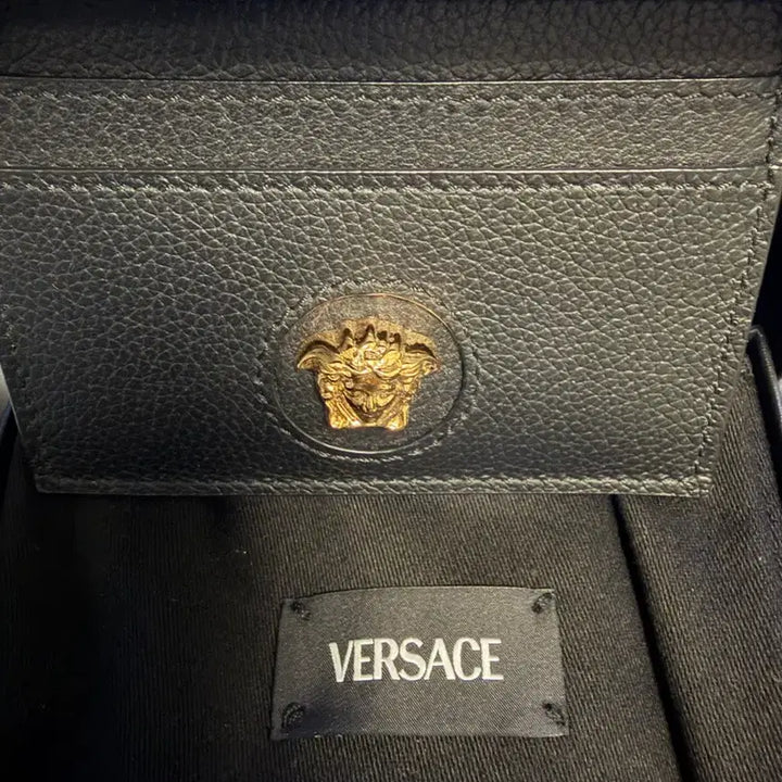 [BUNJANG] Versace Medusa Card Wallet Black / 새상품 베르사체 메두사 카드지갑 블랙