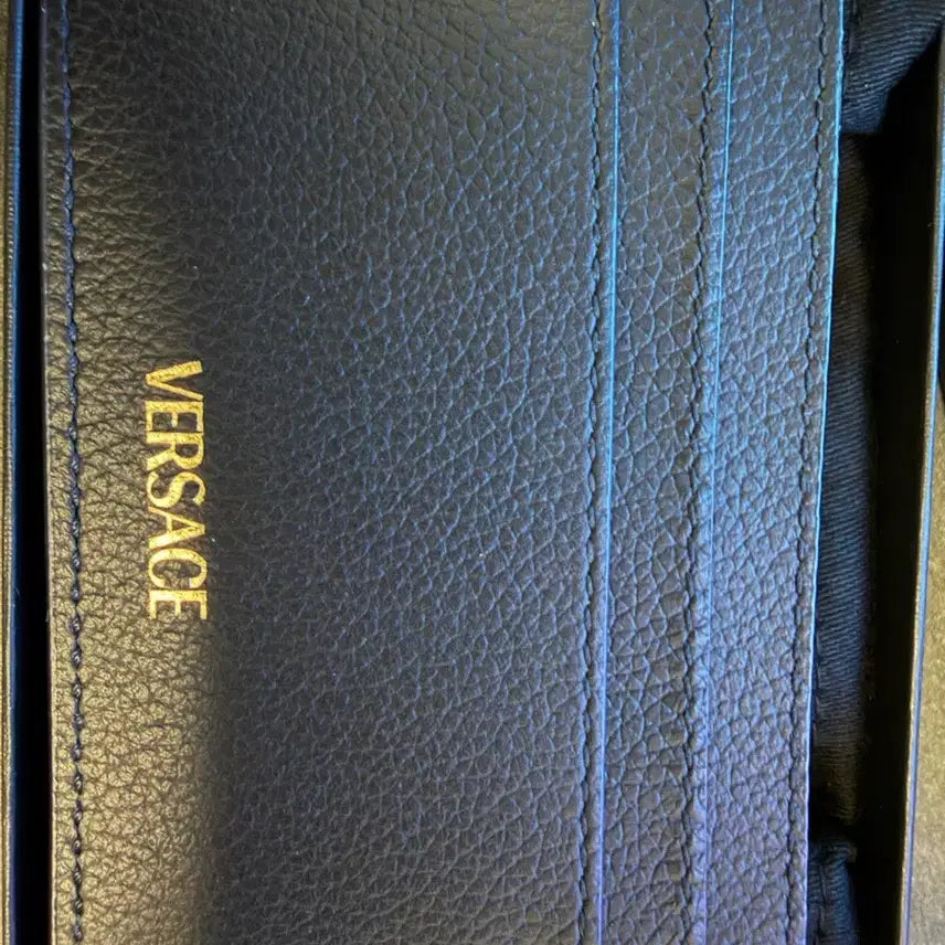 [BUNJANG] Versace Medusa Card Wallet Black / 새상품 베르사체 메두사 카드지갑 블랙