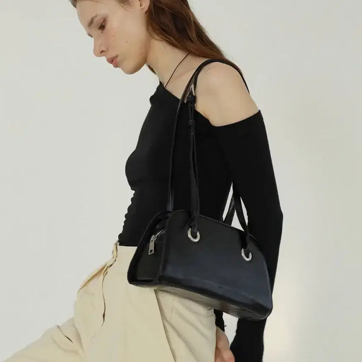 [BUNJANG] Muur Plingbag Shoulder Bag Crinkle Black / 무르 플링백 숄더백 크링클 블랙(새상품)
