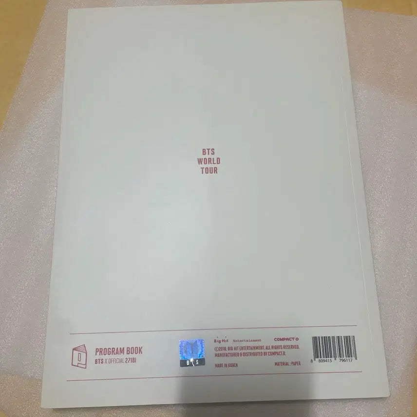 [BUNJANG] BTS Love Yourself Concert Program Book / 방탄 럽셀콘 프로그램 북