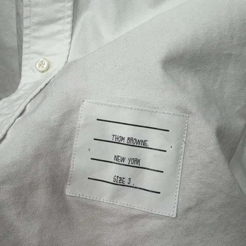 [BUNJANG] Thom Browne White Shirt / 톰브라운 화이트 셔츠 사이즈 3/100사이즈(정품)