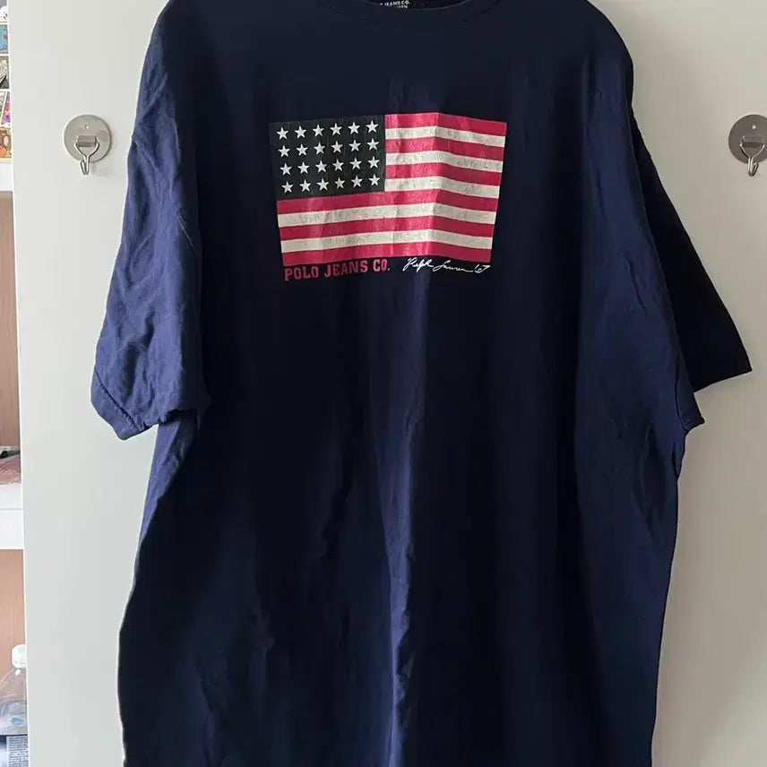 [BUNJANG] Polo Jeans US Flag T-shirt (XL) / 폴로 진스 성조기 반팔Tshirts(XL)