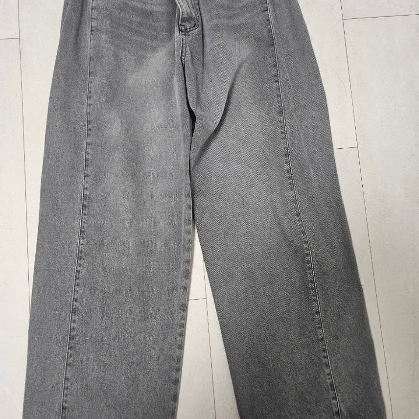 [BUNJANG] Fabrega Smoked Side Panel Denim Pants / 파브레가 스모키사이드패널데님팬츠